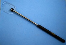 Magnify your projects from a distance.  No more bending over. 2 inch by 2.5 inch magnifier.  Extends to 23 inches. Great for sewing, quilting, arts & crafts.