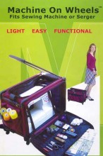 Machine on Wheels. Good for classes, retreats, trade shows, travel, and more.