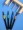 4 piece wood carving set.  Features plastic comfort grips. Includes straight, bevel, triangle and arc blade shapes. Great for detailed work with wood, plastics, rubber, etc.