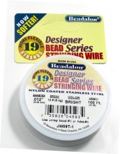 Beadalon 19 Strand (.012 inch) Bead Stringing Wire (100 ft)