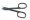 4 Inch Black Titanium Finish Scissors